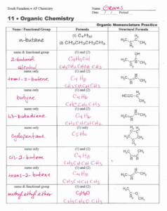organic compounds assignment and quiz