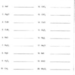 Worksheet Chemical Formula Writing Worksheet S And Db excel