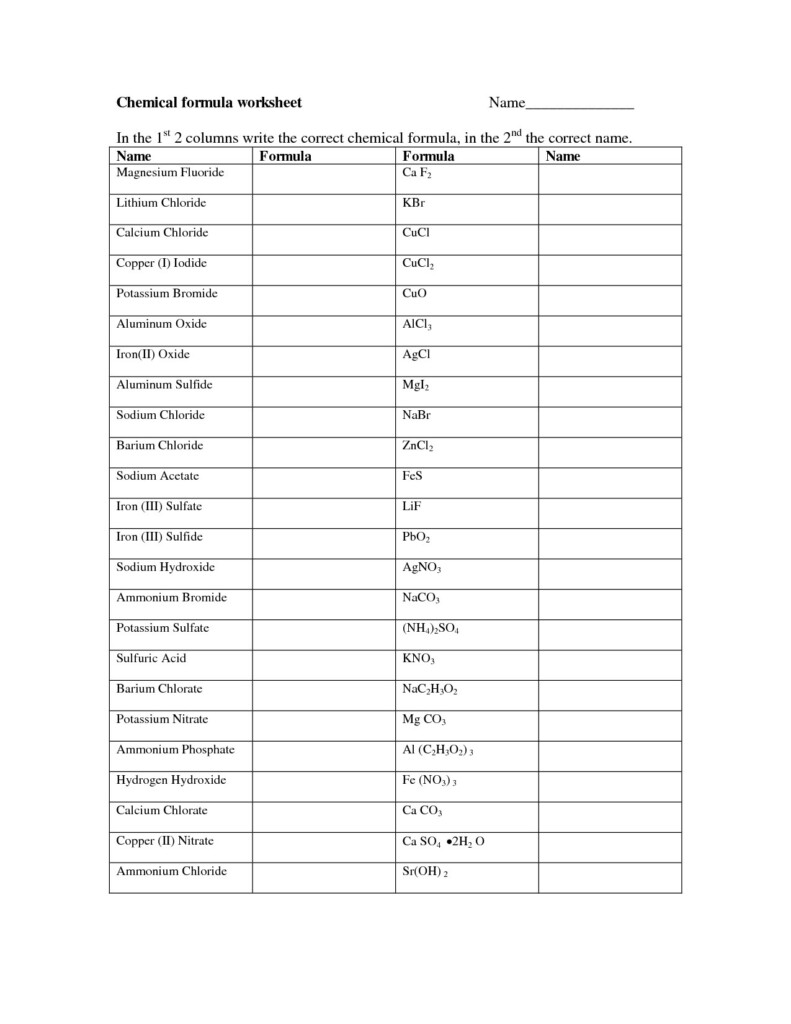 Chemical Bonds Ionic Bonds Worksheet