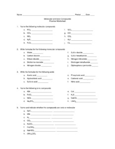 Ternary Ionic Compounds Worksheet Db Excel CompoundWorksheets com